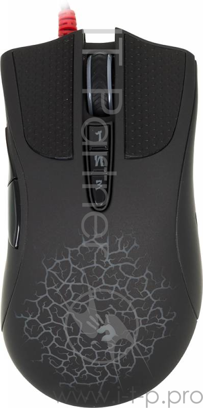 Мышь A4 Bloody A9 Blazing черный оптическая (4000dpi) USB2.0 игровая (7but)