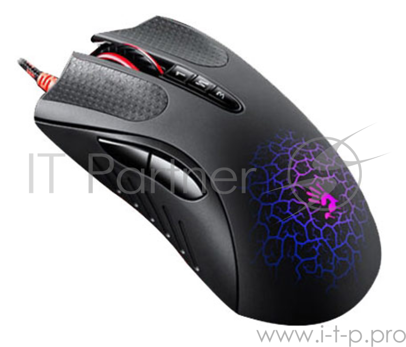 Мышь A4 Bloody A9 Blazing черный оптическая (4000dpi) USB2.0 игровая (7but)