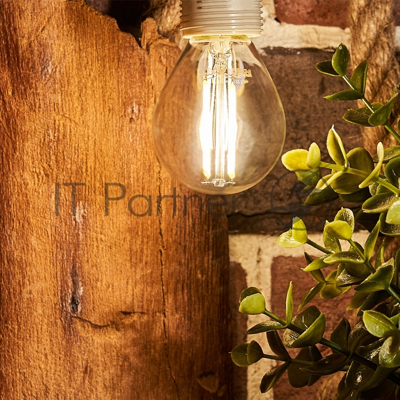 Лампа филаментная REXANT Шарик GL45 7.5 Вт 600 Лм 4000K E14 прозрачная колба