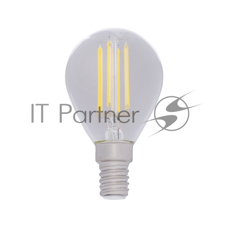 Лампа филаментная REXANT Шарик GL45 9.5 Вт 950 Лм 4000K E14 прозрачная колба