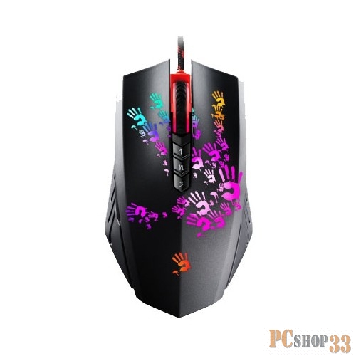 Мышь A4 Bloody A60 Blazing черный оптическая (4000dpi) USB2.0 игровая (8but)