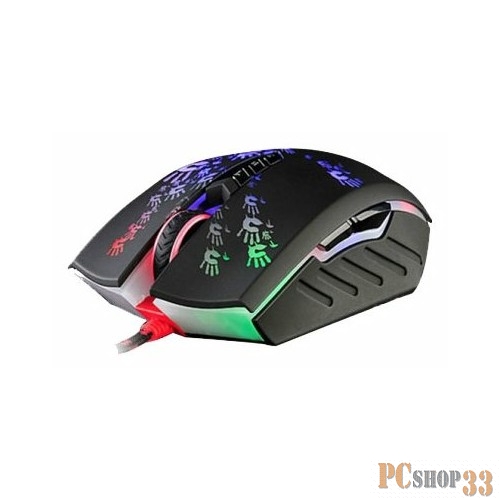 Мышь A4 Bloody A60 Blazing черный оптическая (4000dpi) USB2.0 игровая (8but)