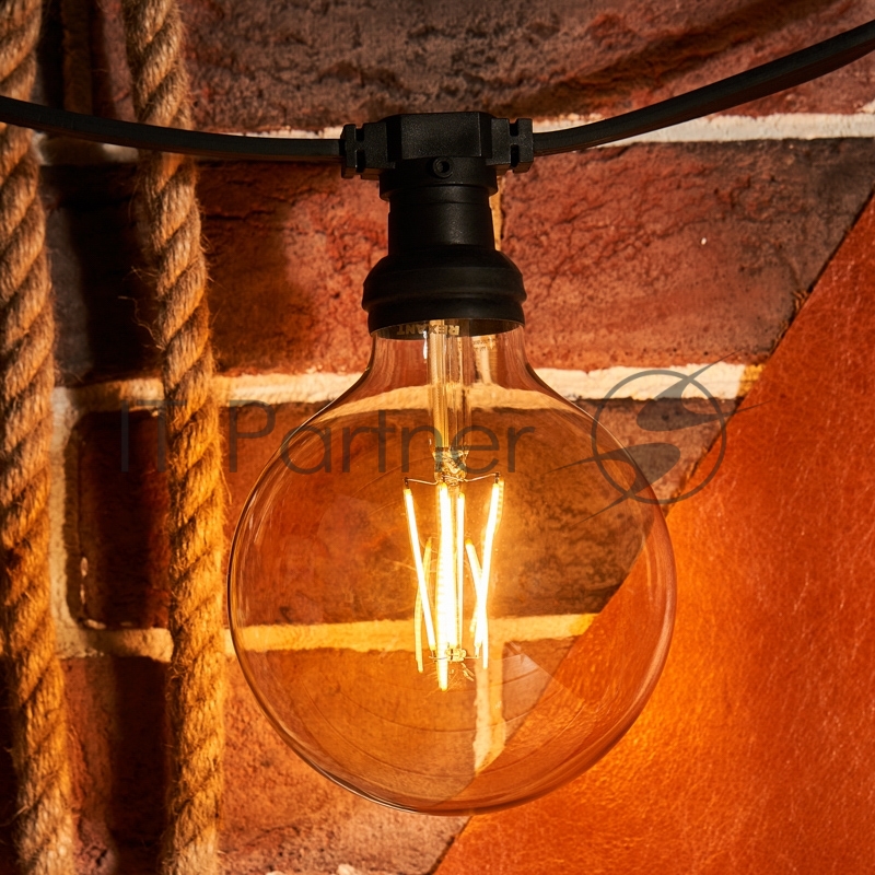 Лампа филаментная REXANT Груша A125 11.5 Вт 1380 Лм 2400K E27 золотистая колба