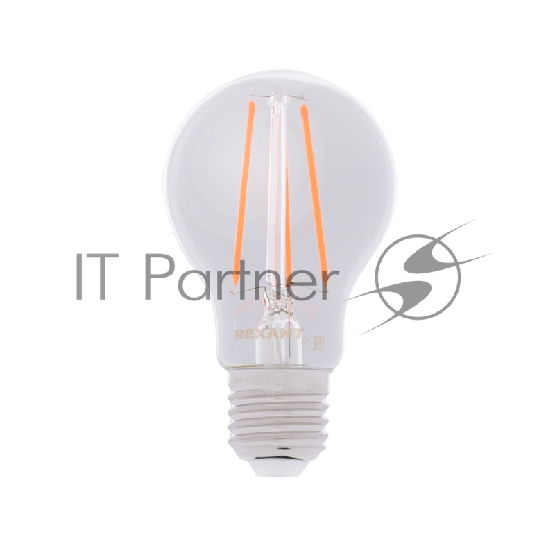 Фитолампа филаментная для растений REXANT Груша A60 11.5 Вт 1150 Лм 0.25% Blue 440-470Nm 0.75% Red 630-670NmK E27 прозрачная колба