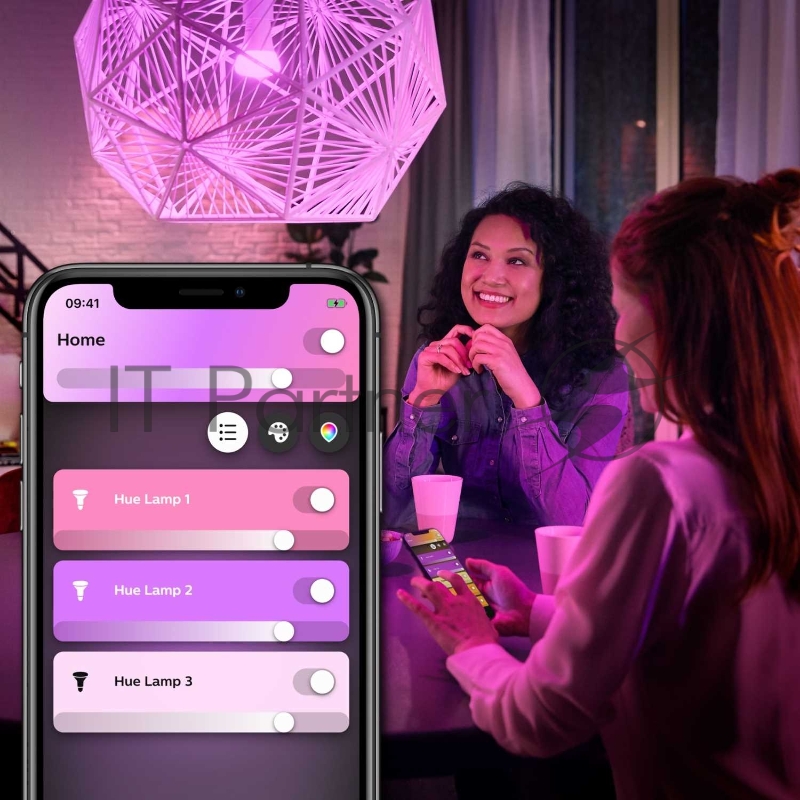 Лампы светодиодные Philips Hue E14 2700K 5.5 Вт (40 Вт) цветные