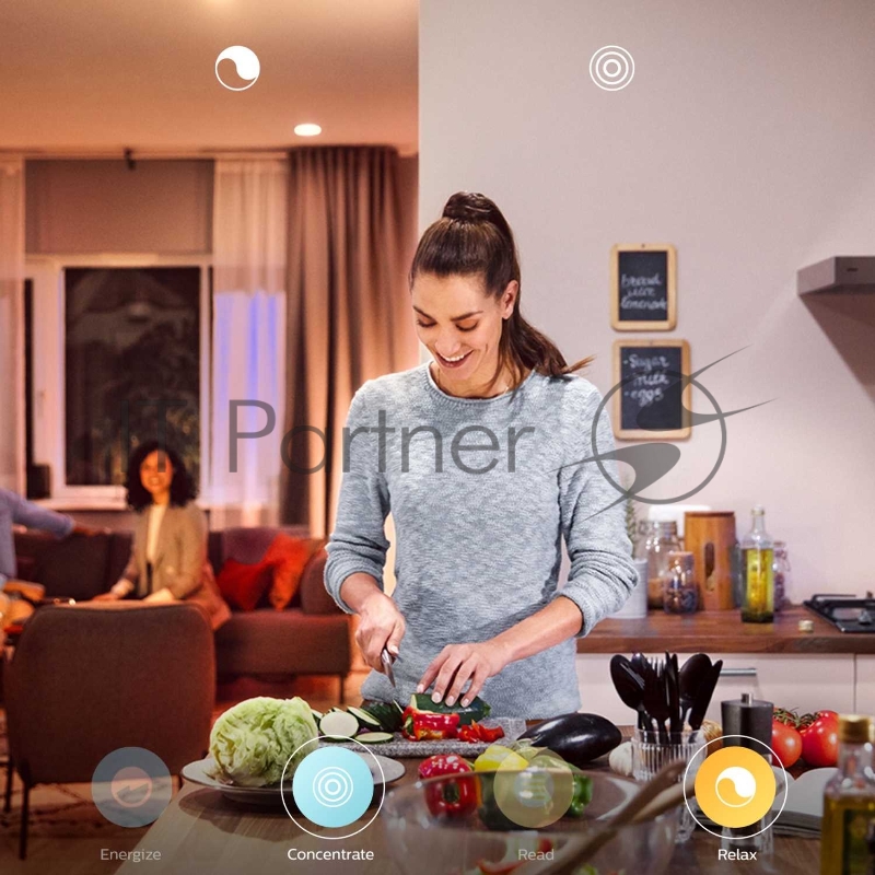 Лампы светодиодные Philips Hue E14 2700K 5.5 Вт (40 Вт) цветные