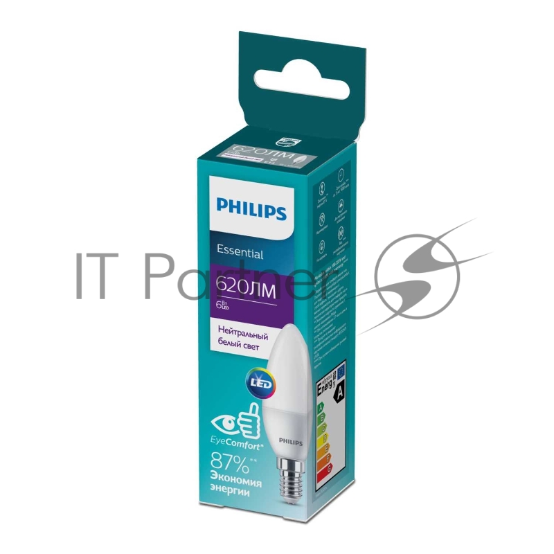 Лампа Philips ESS LED Candle 6W 620lm E14 840 B35NDFRRCA