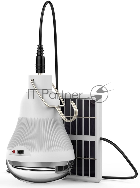 Лампа Gauss Led A60 3W 130lm 4000K с солнечной панелью 1/40