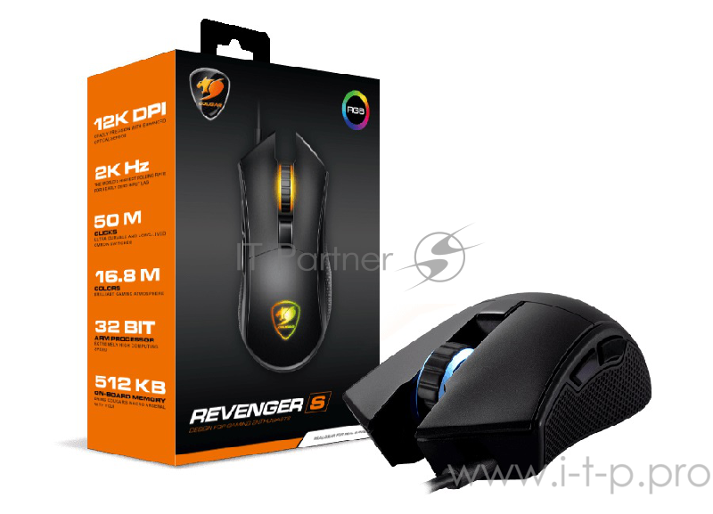 Игровая мышь Cougar Revenger S Чёрная