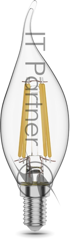 Лампа Gauss LED Filament Свеча на ветру E14 11W 720lm 2700K 1/10/50