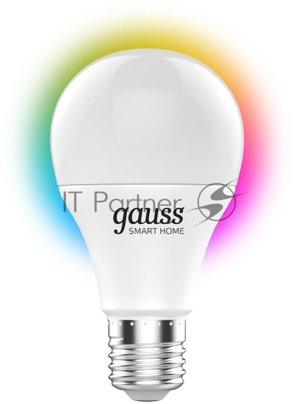 Лампа Светодиодная Gauss Smart Home RGBW E27 A60 10 Вт 2700-6500K 1/10/100