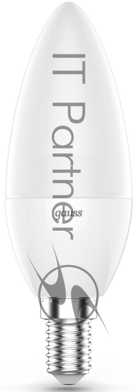 Лампа Свеча Gauss 6W E14 RGBW+димирование LED 1/10/100