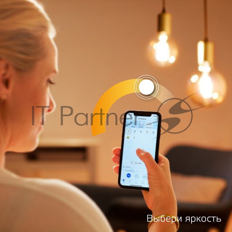 Лампа светодиодная филаментная Gauss Smart Home DIM E14 C35 4,5 Вт 1/10/40