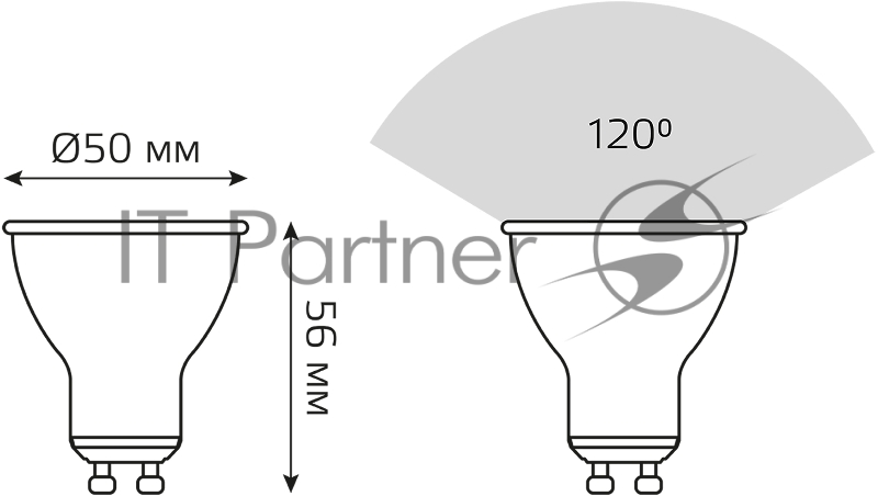 Лампа MR16 9W 830lm 4100K GU10 LED