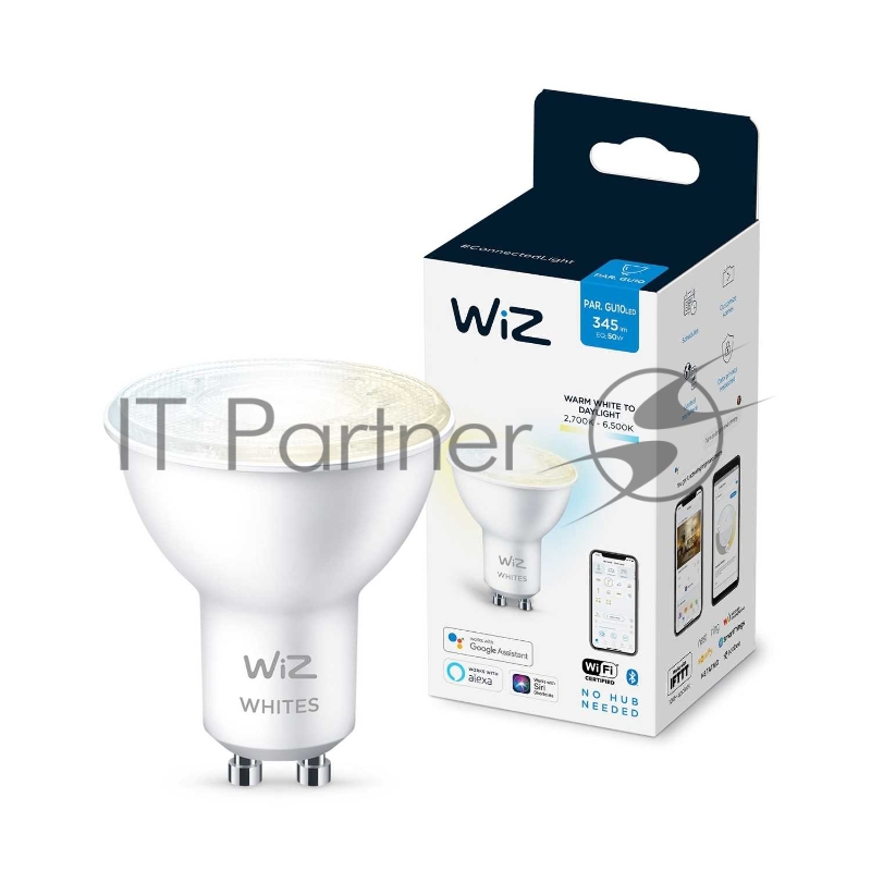 Лампа светодиодная WiZ Wi-Fi BLE 50W GU10 927-65 TW 1PF/6