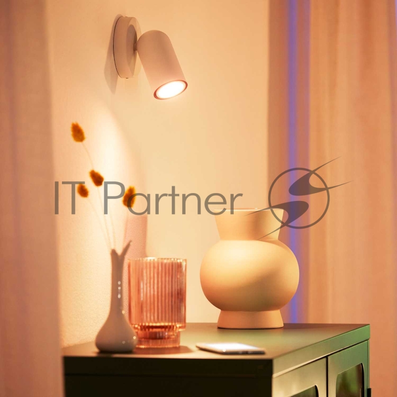 Лампа светодиодная WiZ Wi-Fi BLE 50W GU10 922-65RGB1PF/6