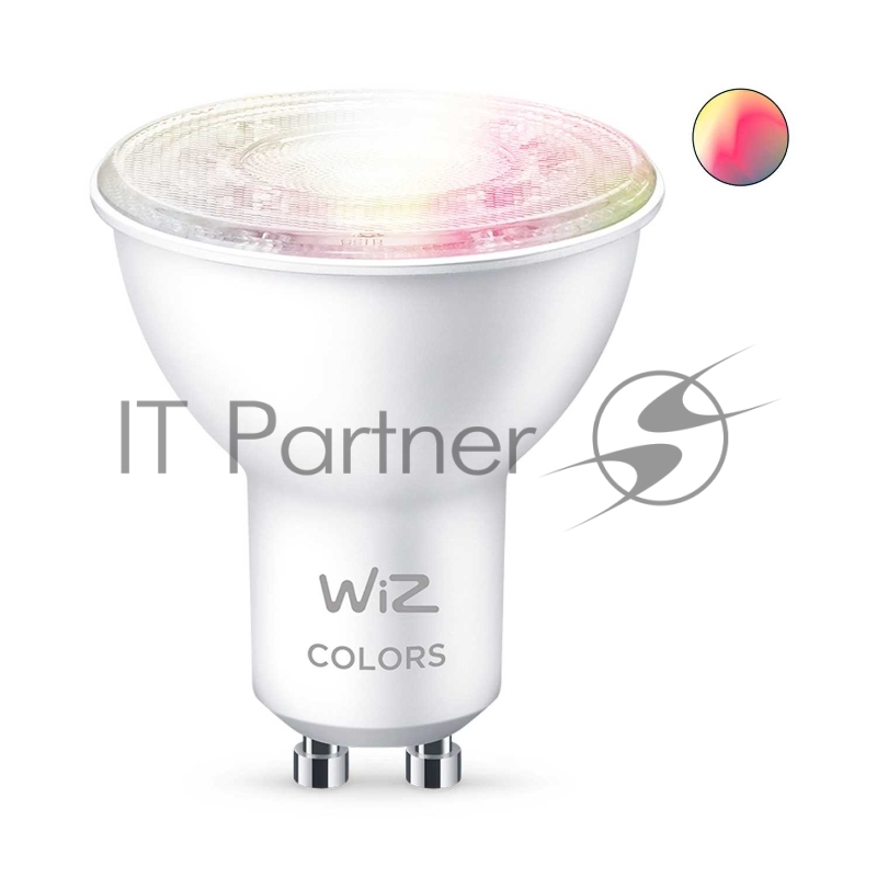 Лампа светодиодная WiZ Wi-Fi BLE 50W GU10 922-65RGB1PF/6