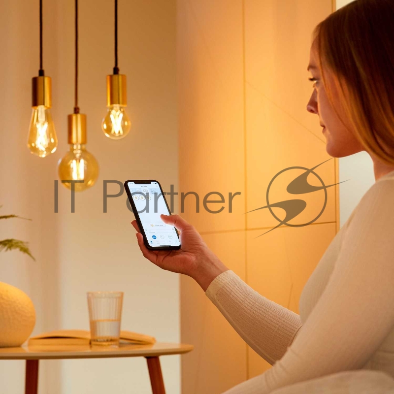 Лампа светодиодная WiZ Wi-Fi BLE50WA60E27920-50Amb1PF/6