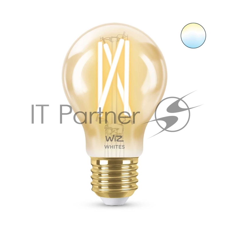 Лампа светодиодная WiZ Wi-Fi BLE50WA60E27920-50Amb1PF/6