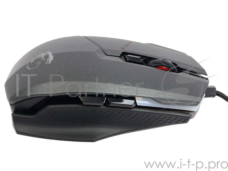 MSI Clutch GM60 Игровая мышь (8 кнопок, 10800 dpi, RGB подсветка, USB, S12-0401470-D22)