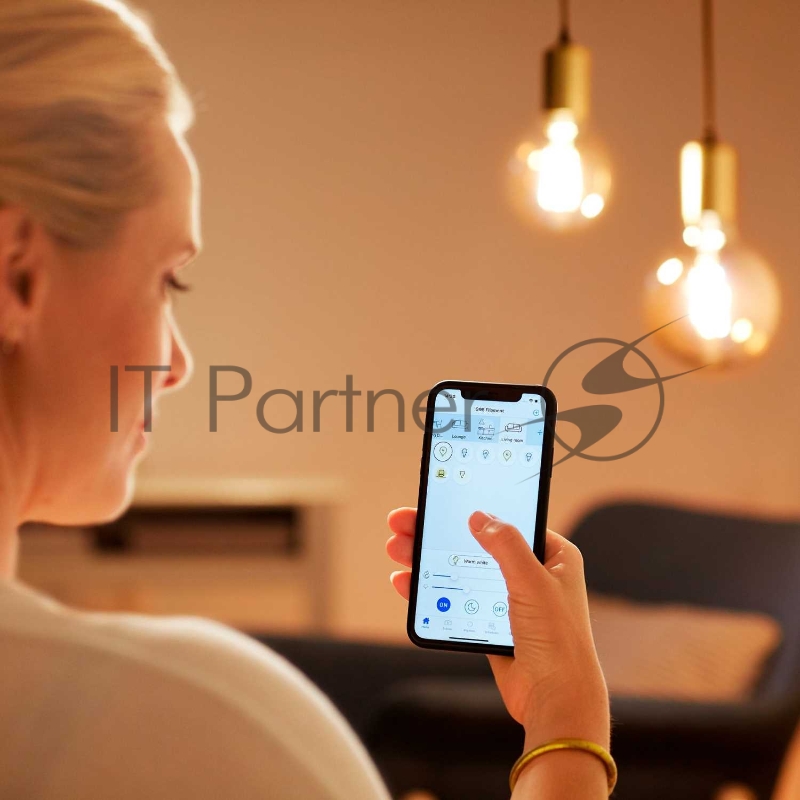 Лампа светодиодная WiZ Wi-Fi BLE 60WG95E27927-65CL1PF/6