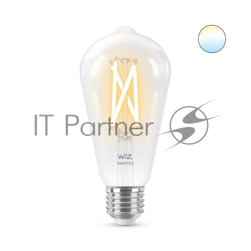 Лампа светодиодная WiZ Wi-Fi BLE60WST64E27927-65CL1PF/6