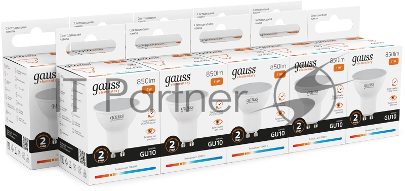 Лампа светодиодная Elementary MR16 11W 850lm 3000K GU10 LED