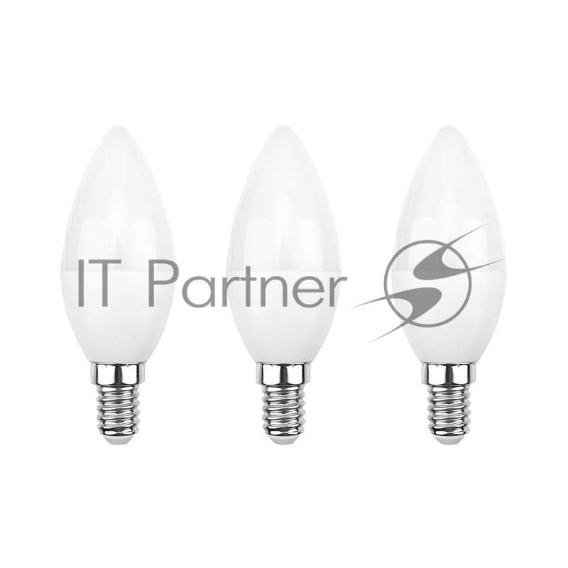 Лампа светодиодная REXANT Свеча CN 7.5 Вт E14 713 Лм 2700 K теплый свет (3 шт./уп.)