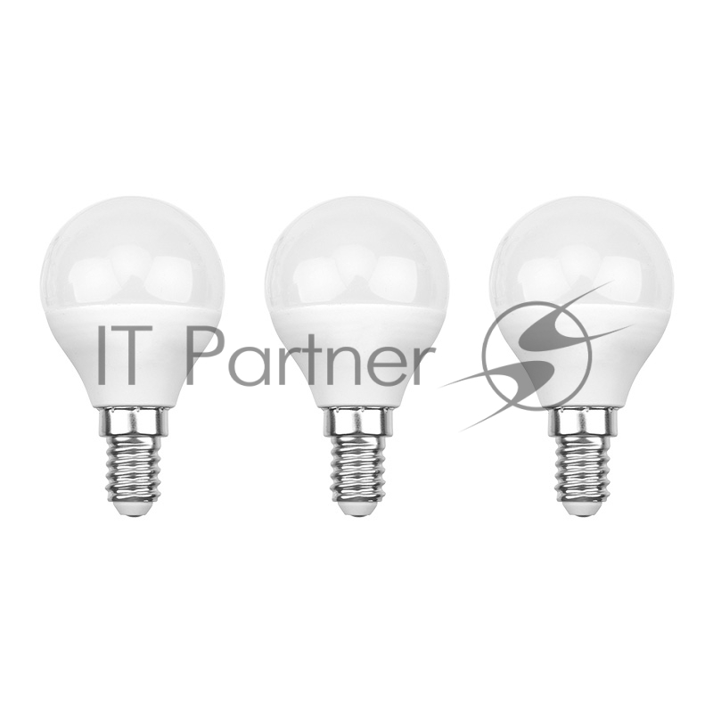 Лампа светодиодная REXANT Шарик (GL) 11.5 Вт E14 1093 Лм 2700 K теплый свет (3 шт./уп.)