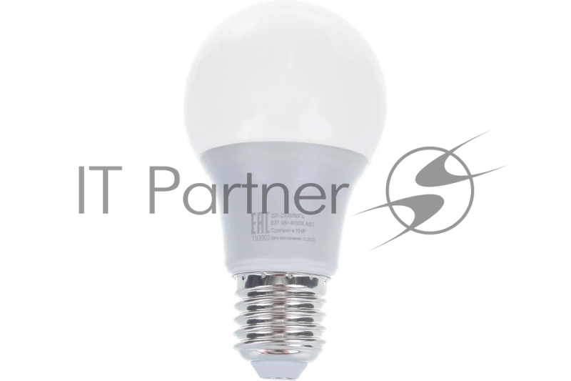 Лампа светодиодная LL-R-A60-9W-230-4K-E27 (груша