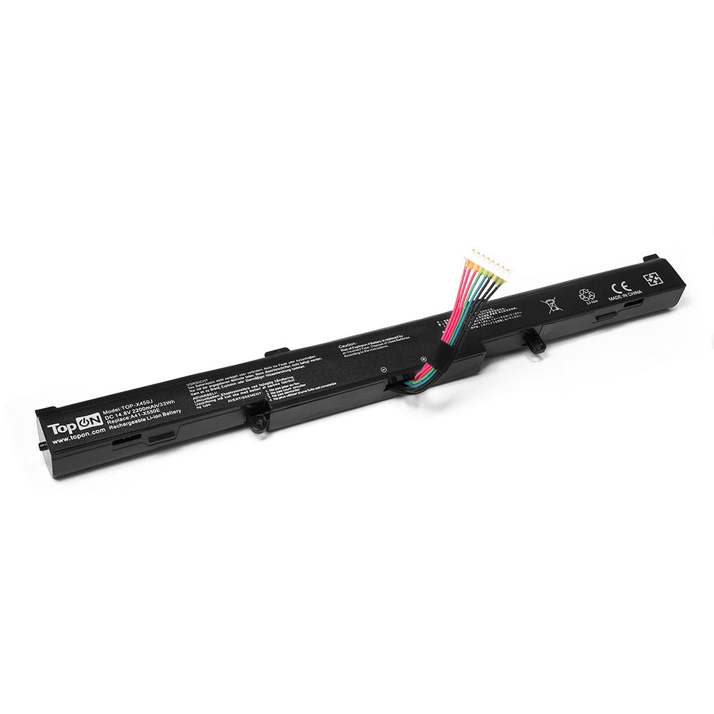 Аккумулятор для ноутбука Asus A450, F550, R751, X450, X550, X750, X751 Series. 14.8V 2200mAh 33Wh. A41-X550E, CS-AUX450NB.