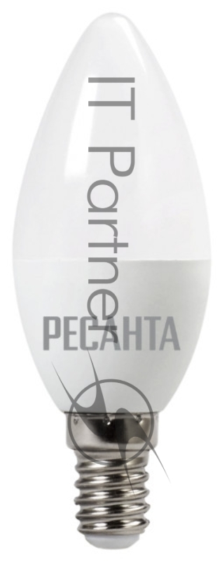 Лампа светодиодная LL-R-C37-6W-230-4K-E14 (свеча