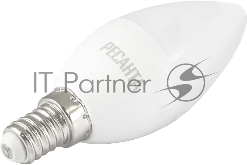 Лампа светодиодная LL-R-C37-7W-230-3K-E14 (свеча