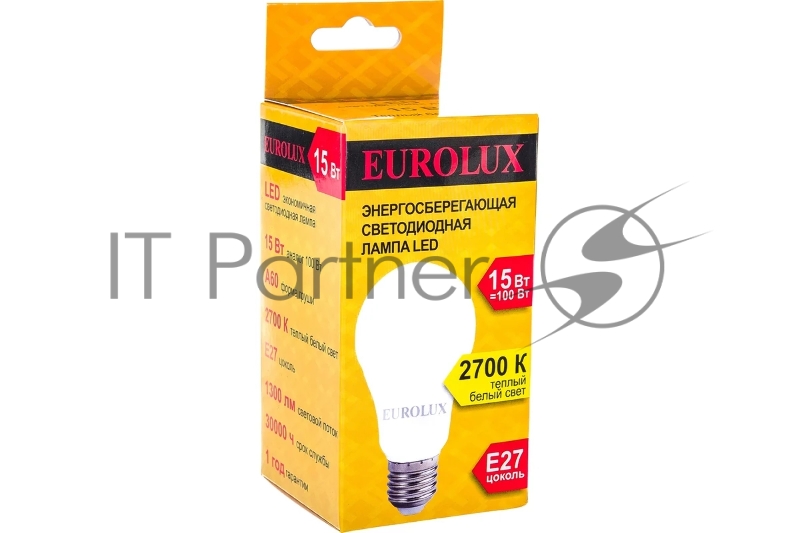 Лампа светодиодная LL-E-A60-15W-230-2