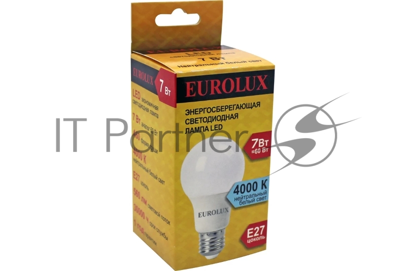 Лампа светодиодная LL-E-A60-7W-230-4K-E27 (груша