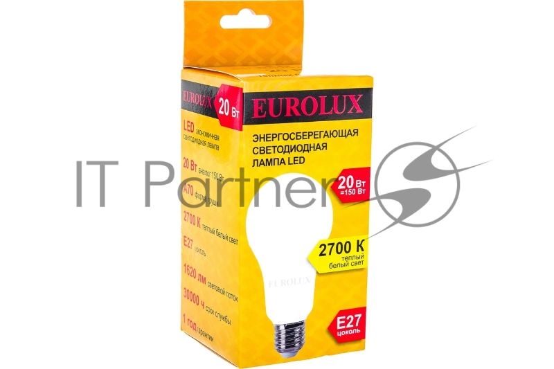 Лампа светодиодная LL-E-A70-20W-230-2