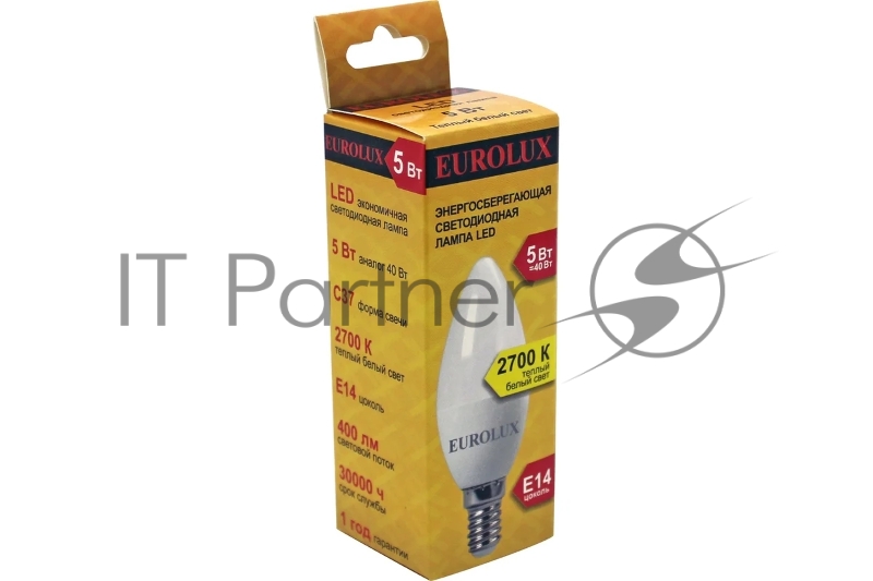 Лампа светодиодная LL-E-C37-5W-230-2