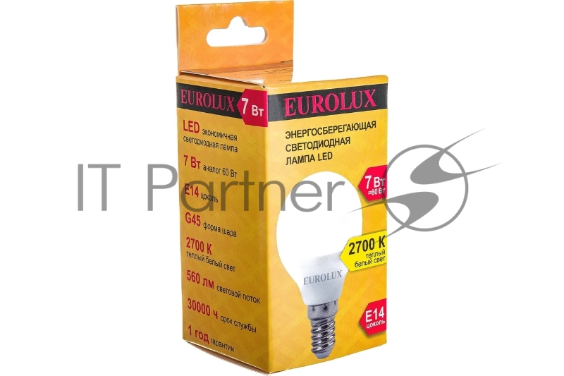 Лампа светодиодная LL-E-G45-7W-230-2