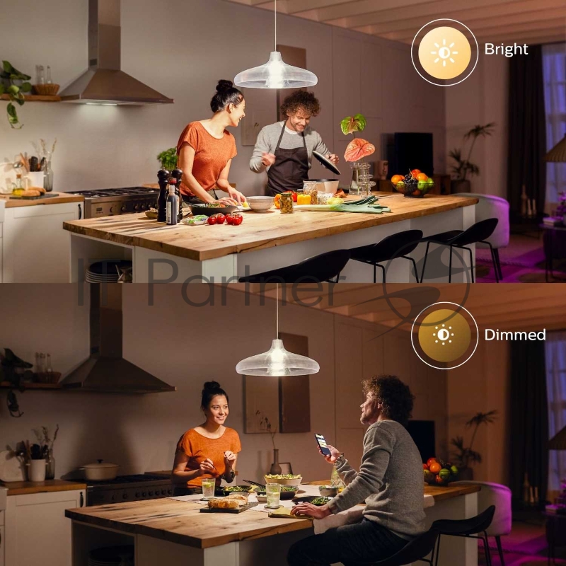 Лампа белая с цоколем Е27 - повышенной яркости Philips Hue White 100W bulb