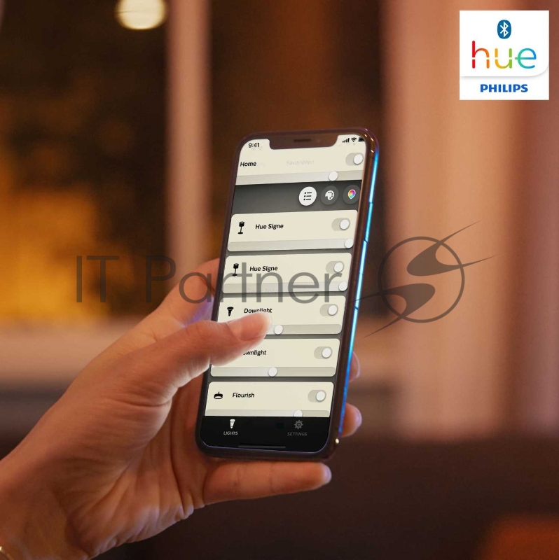 Лампа белая с цоколем Е27 - повышенной яркости Philips Hue White 100W bulb