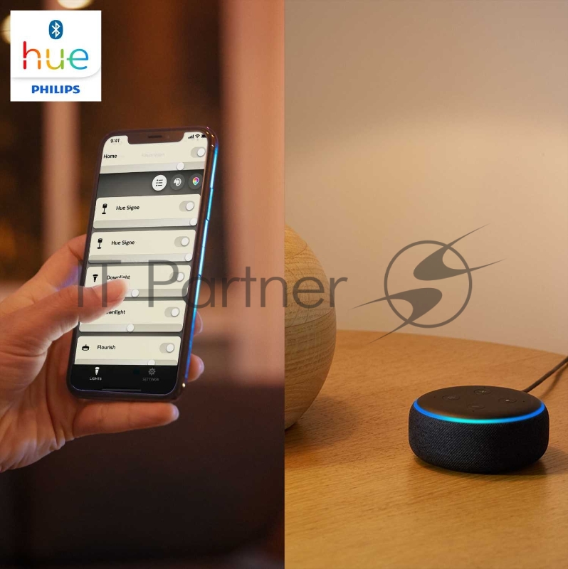 Лампа белая с цоколем Е27 - повышенной яркости Philips Hue White 100W bulb