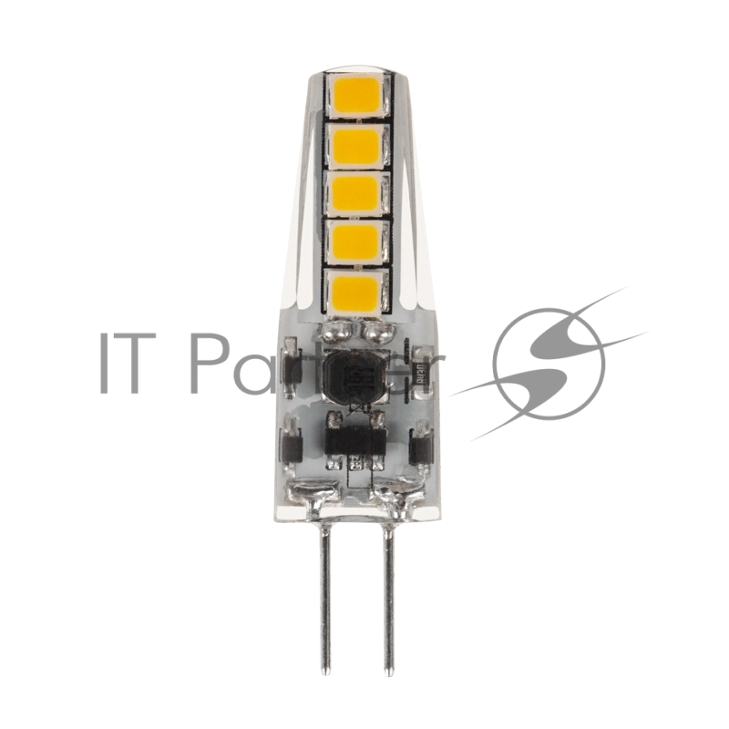 Лампа светодиодная REXANT капсульного типа JC-SILICON G4 12 В 2 Вт 2700 K теплый свет (силикон)