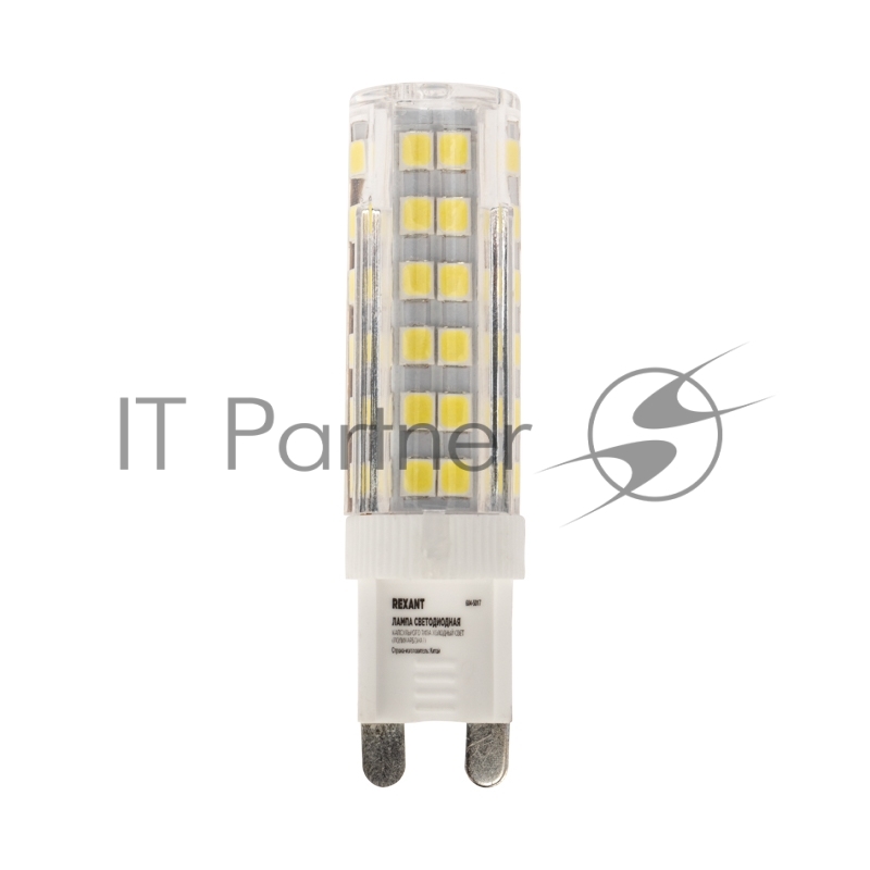 Лампа светодиодная REXANT капсульного типа JD-CORN REXANT G9 230 В 5 Вт 6500 K холодный свет (поликарбонат)