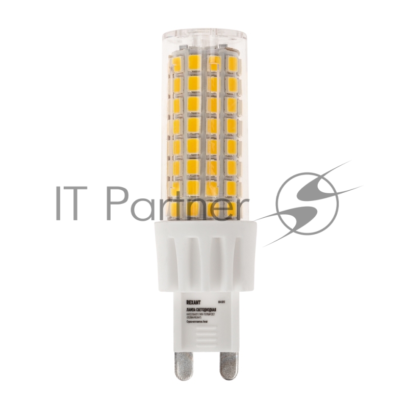 Лампа светодиодная REXANT капсульного типа JD-CORN REXANT G9 230 В 7 Вт 2700 K теплый свет (поликарбонат)