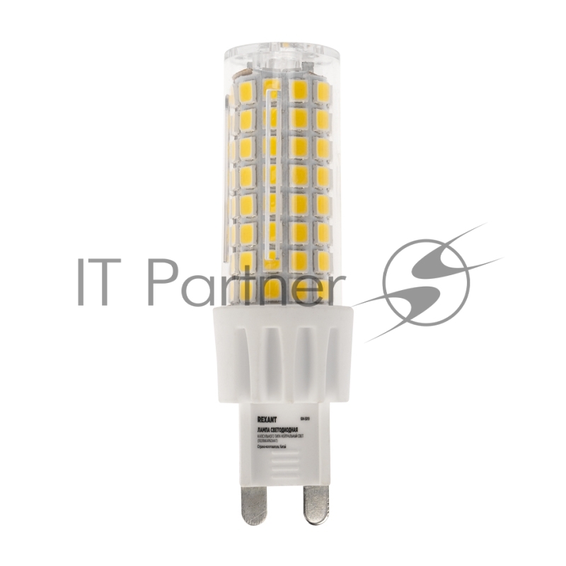 Лампа светодиодная REXANT капсульного типа JD-CORN REXANT G9 230 В 7 Вт 4000 K нейтральный свет (поликарбонат)