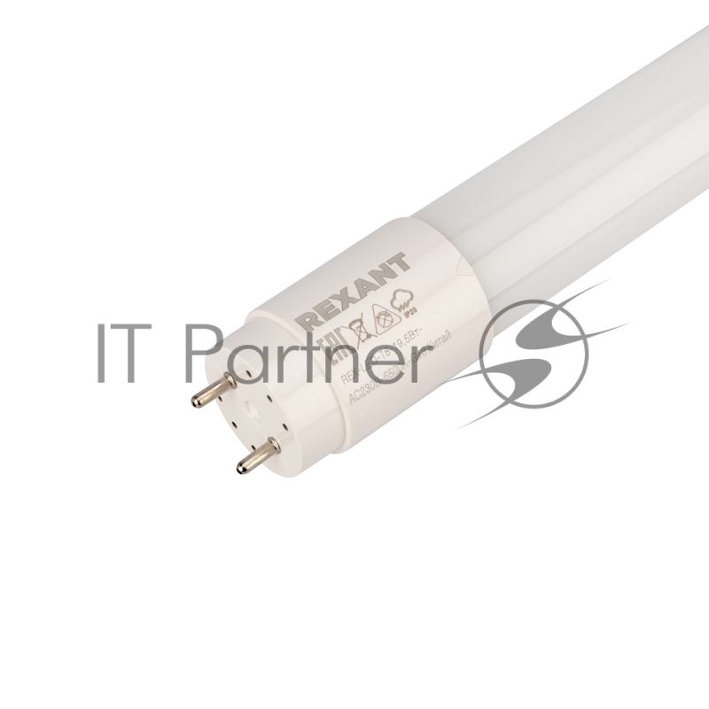 Лампа светодиодная REXANT Трубка Т8 19,5 Вт 1658 Лм G13 AC 170-265 В 6500 K холодный свет