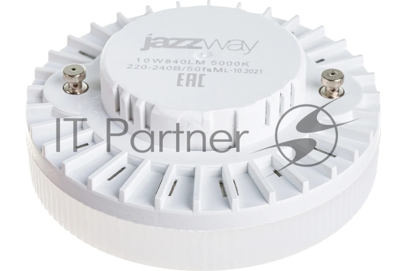 Лампа светодиодная (LED) «таблетка» d75мм GX53 100° 10Вт 220-230В матовая нейтральная холодно-белая 5000К