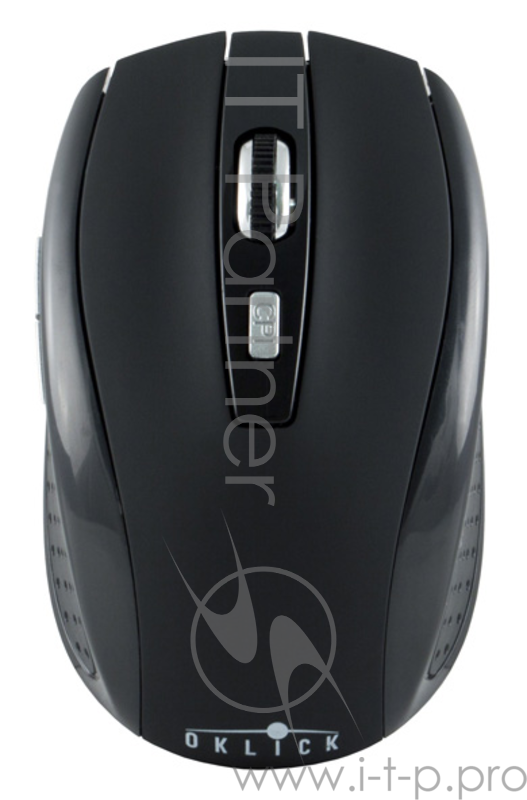 Мышь Oklick 455MW черный оптическая (1600dpi) беспроводная USB (5but)