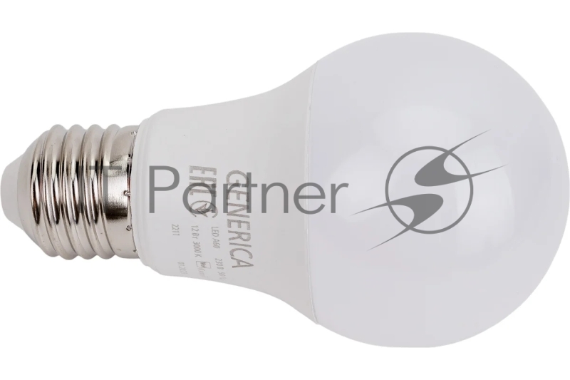 Лампа светодиодная A60 12Вт грушевидная 3000К E27 230В GENERICA LL-A60-12-230-30-E27-G