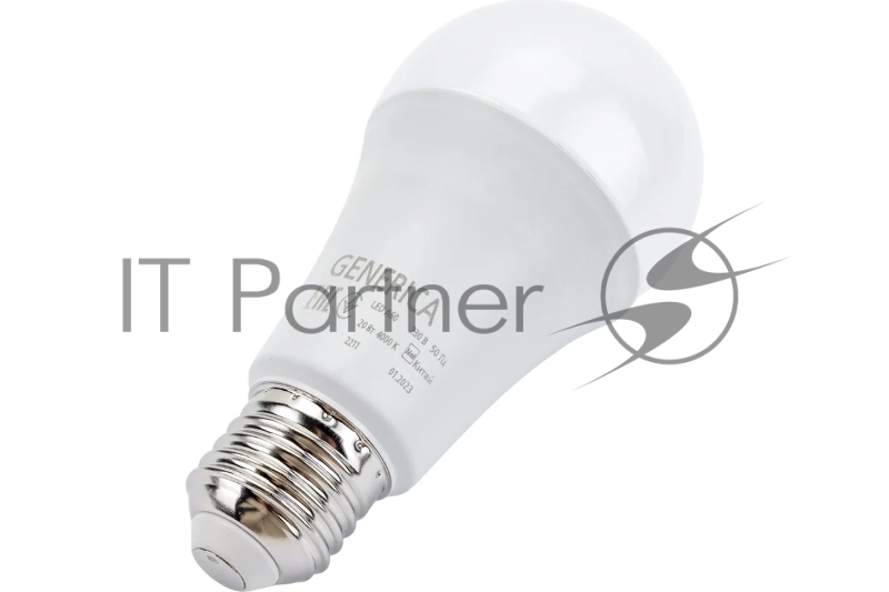 Лампа светодиодная A60 20Вт грушевидная 4000К E27 230В GENERICA LL-A60-20-230-40-E27-G